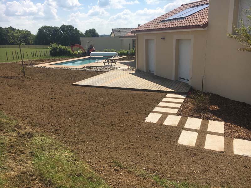 création de jardin Mézidon Vallée d'Auge